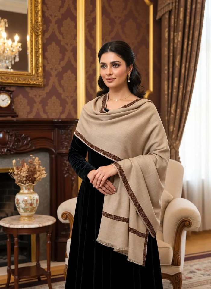 Women's Wool Printed Shawl